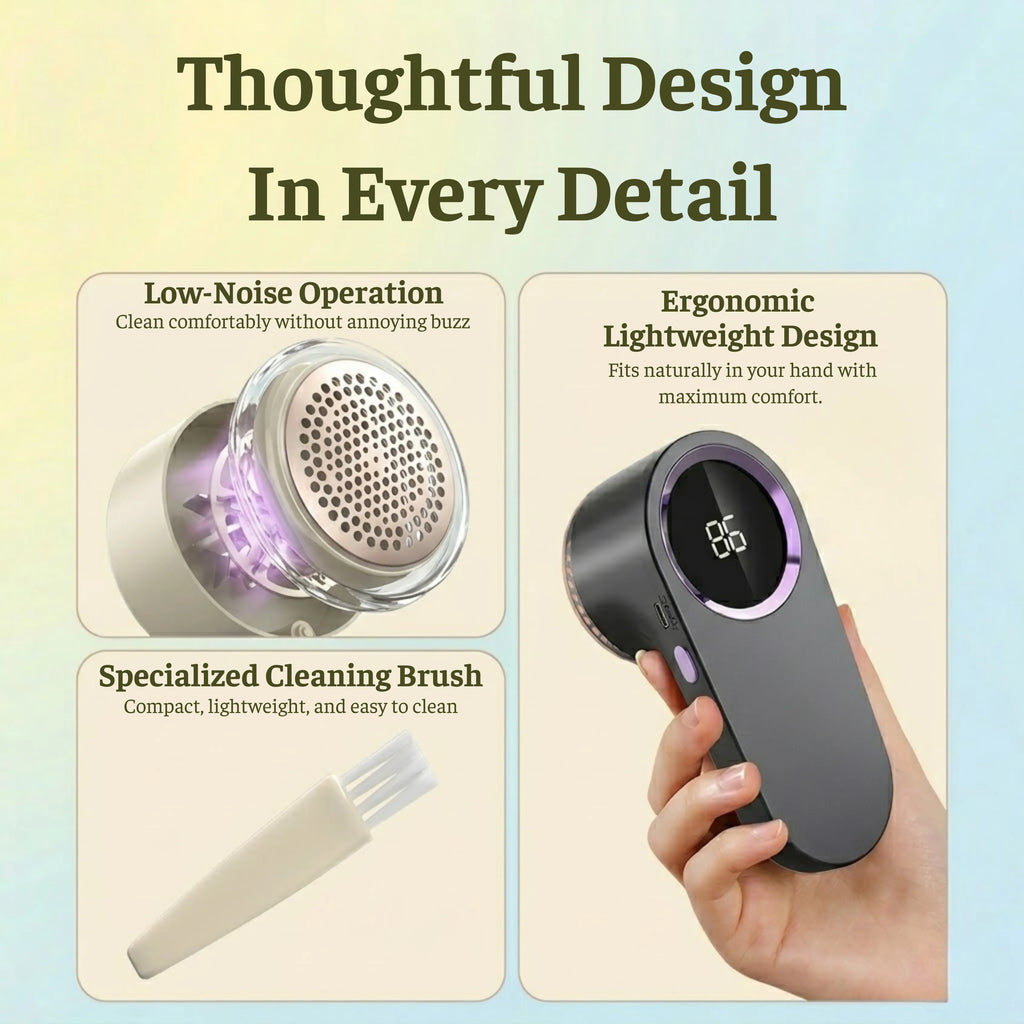 Velroxa USB Rechargeable Lint Trimmer