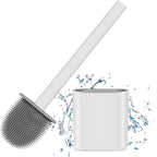 Velroxa Silicone Toilet Brush with Holder