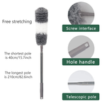 Velroxa 7.8ft Telescopic Ceiling Fan Duster Kit
