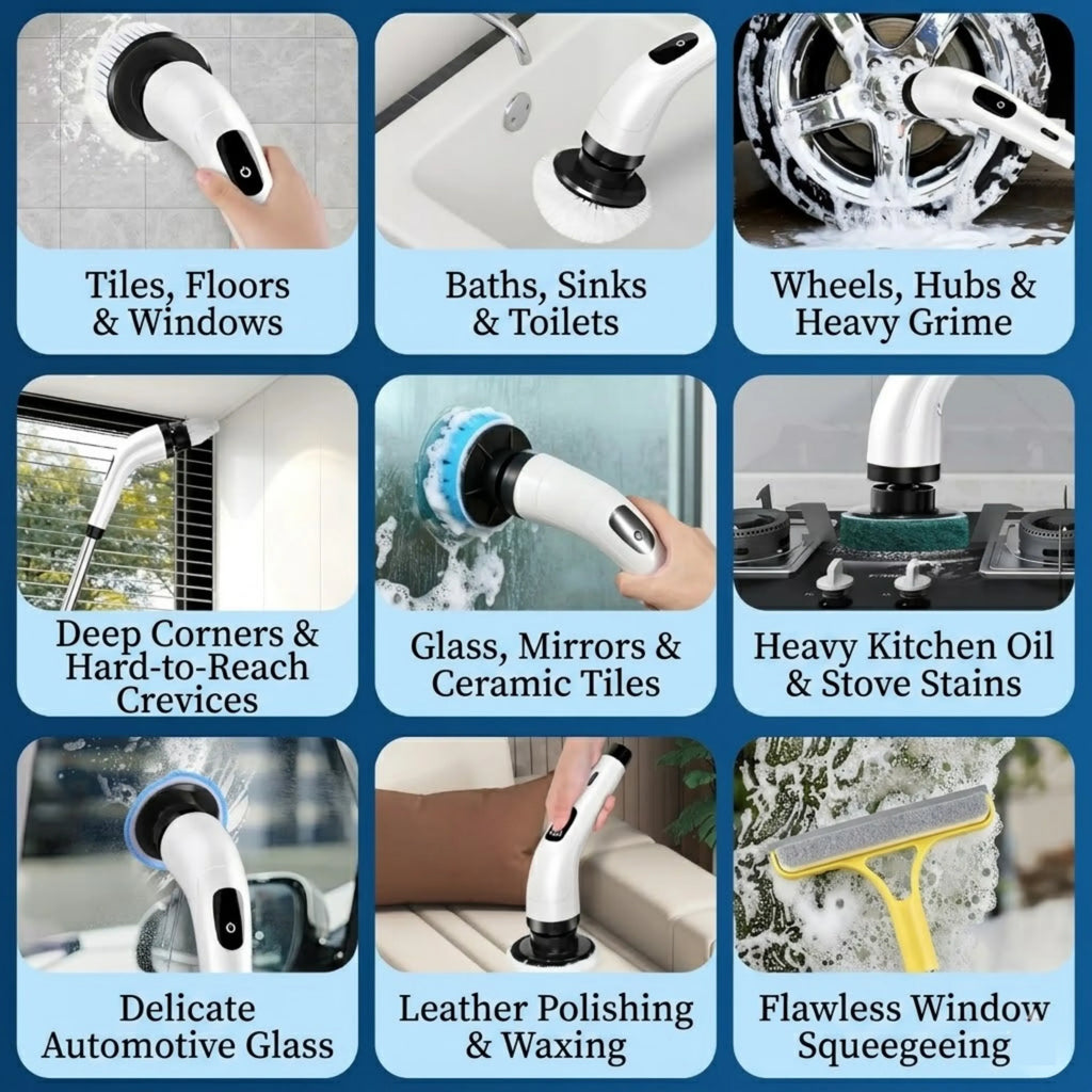 Velroxa Cordless Electric Spin Scrubber