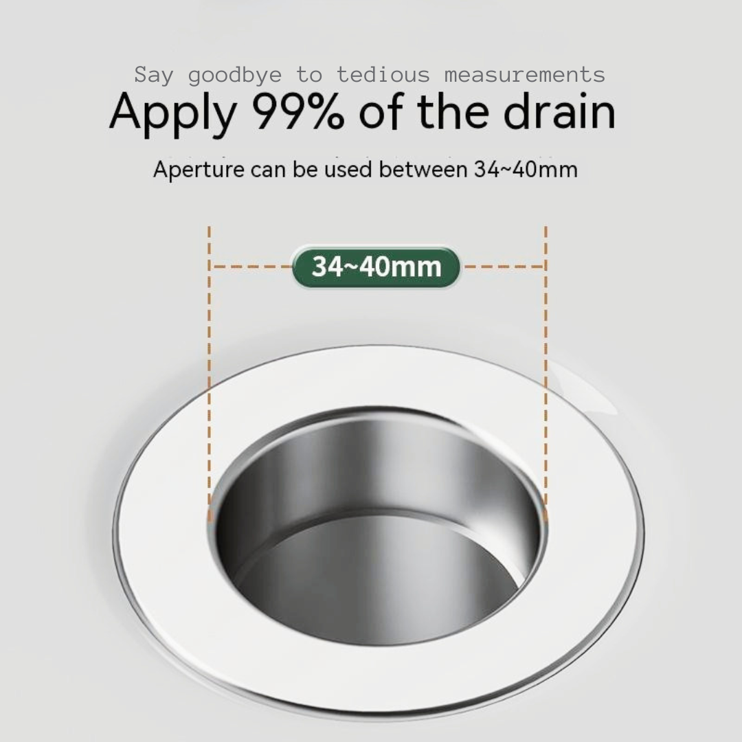 Velroxa 2-in-1 Pop-Up Sink Strainer