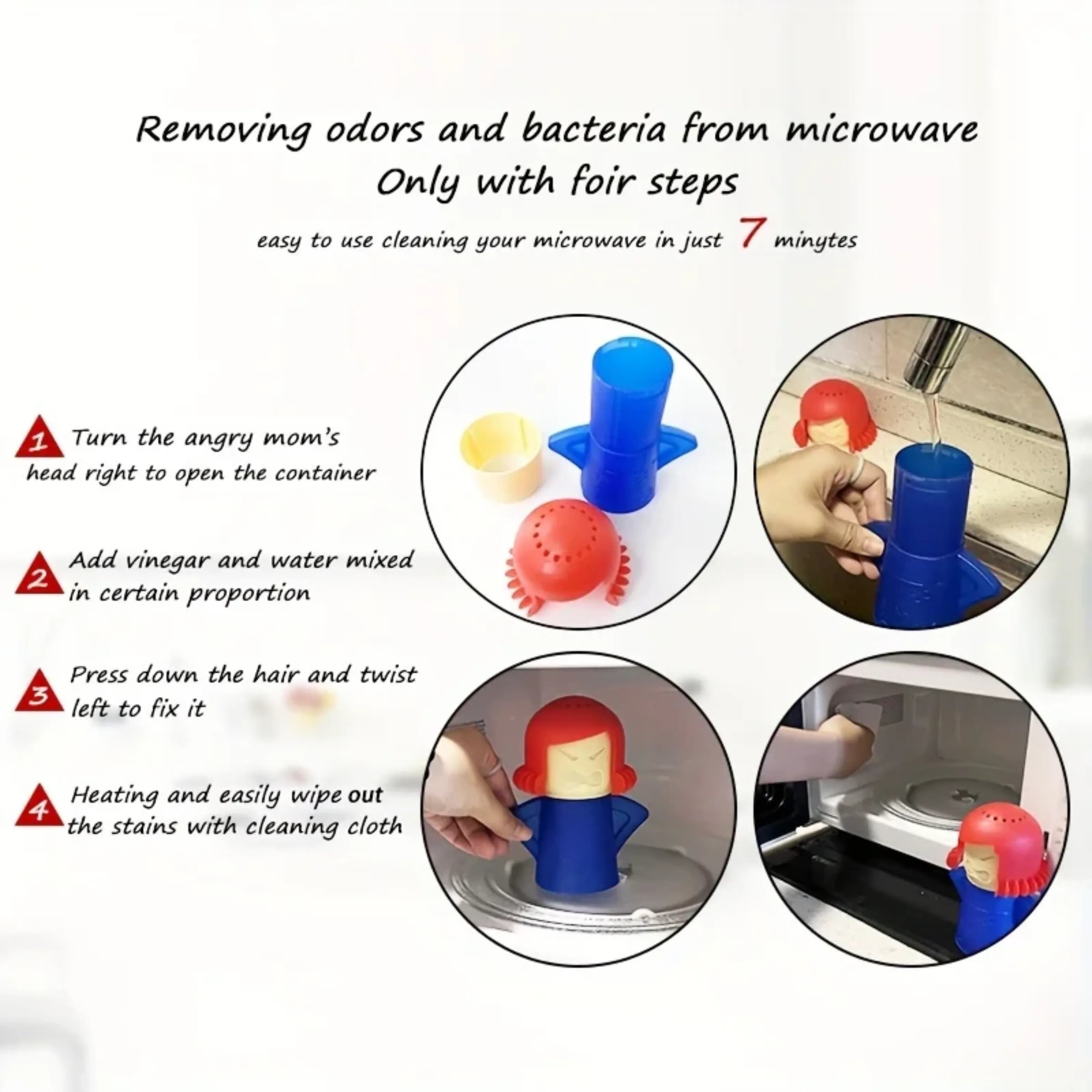 Velroxa Eco-Steam Microwave Cleaner