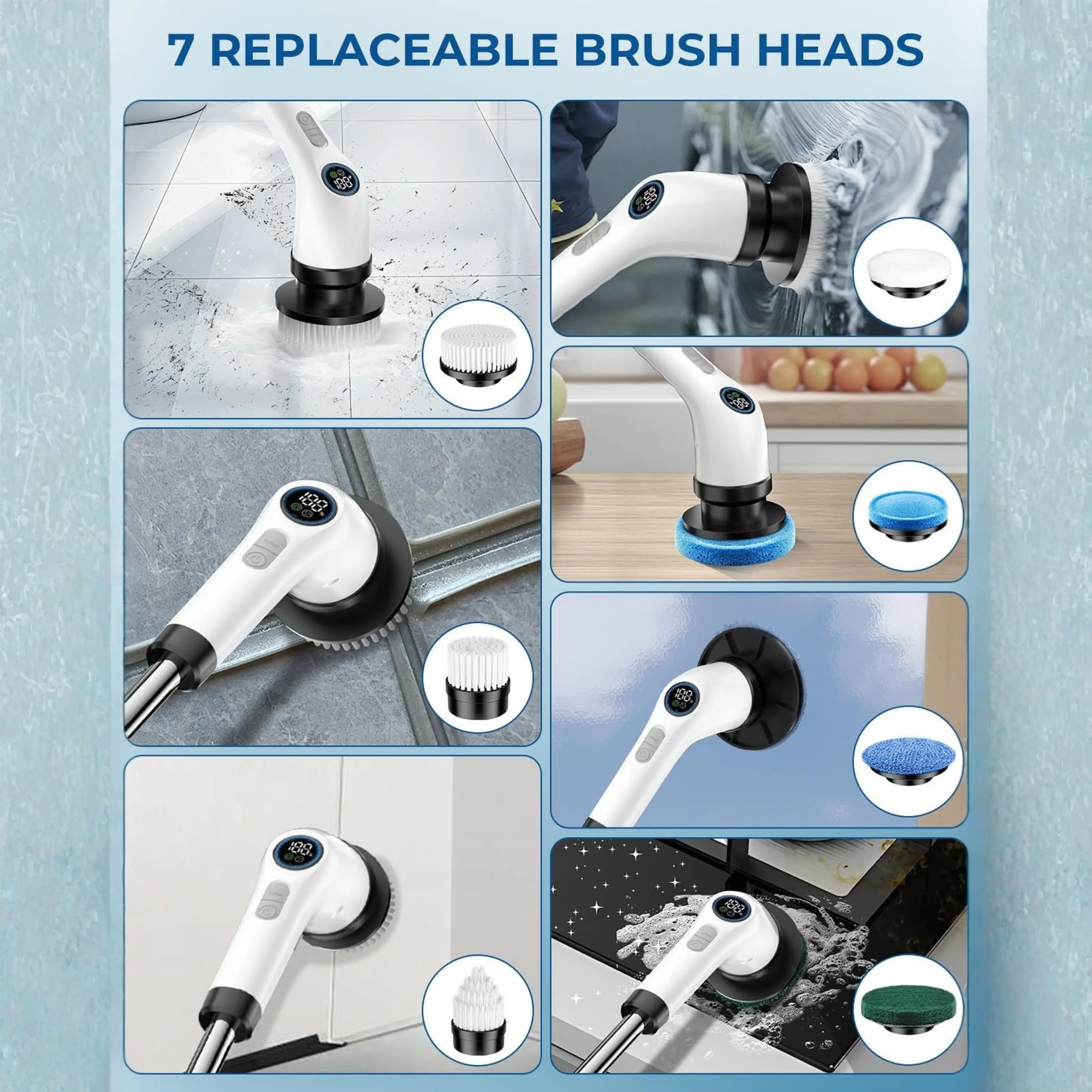 Velroxa Cordless Electric Spin Scrubber