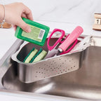 Velroxa Corner Sink Strainer & Organizer