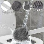 Velroxa Silicone Toilet Brush with Holder