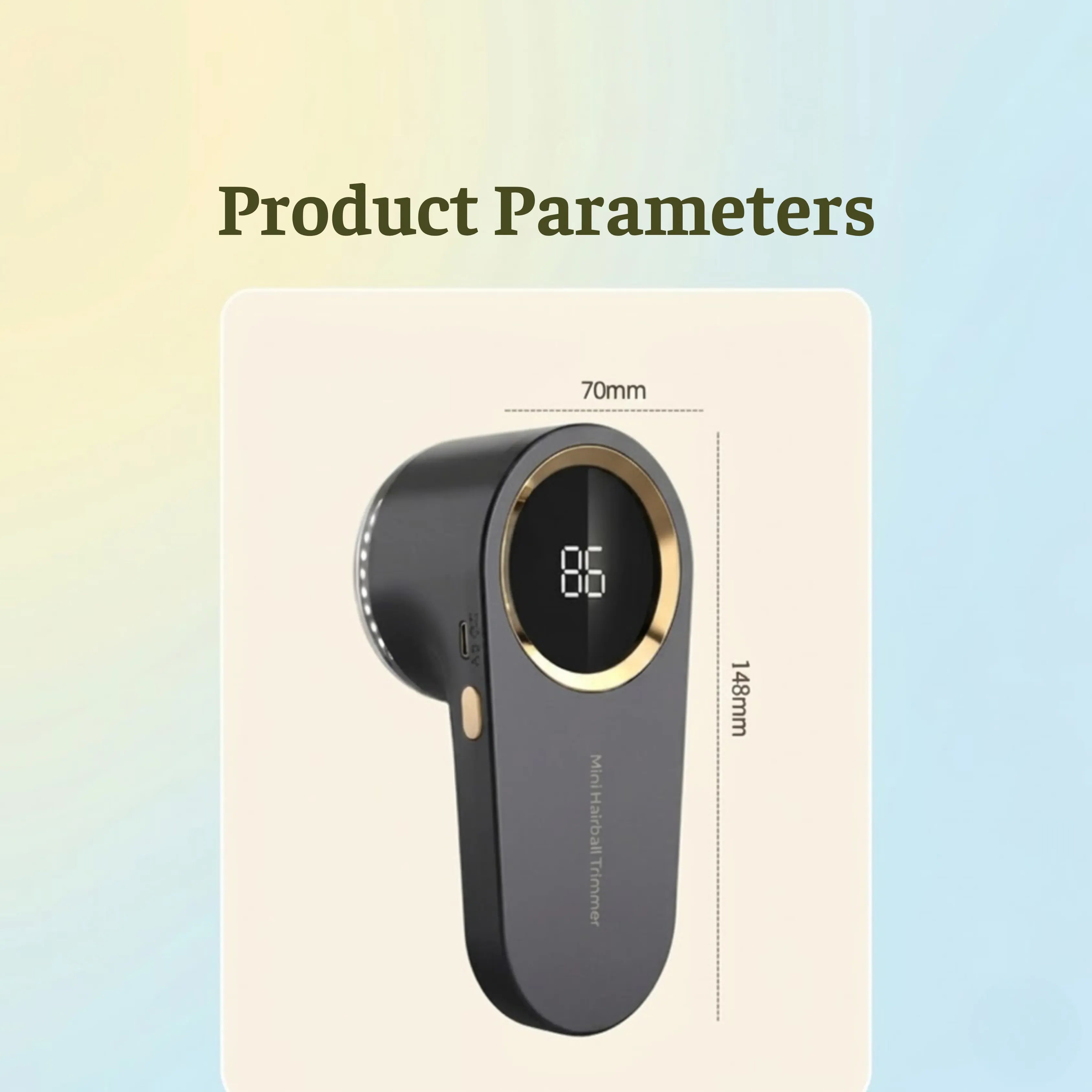 Velroxa USB Rechargeable Lint Trimmer
